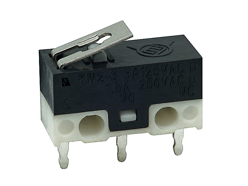 Explain the core working principle of using an electronic microswitch